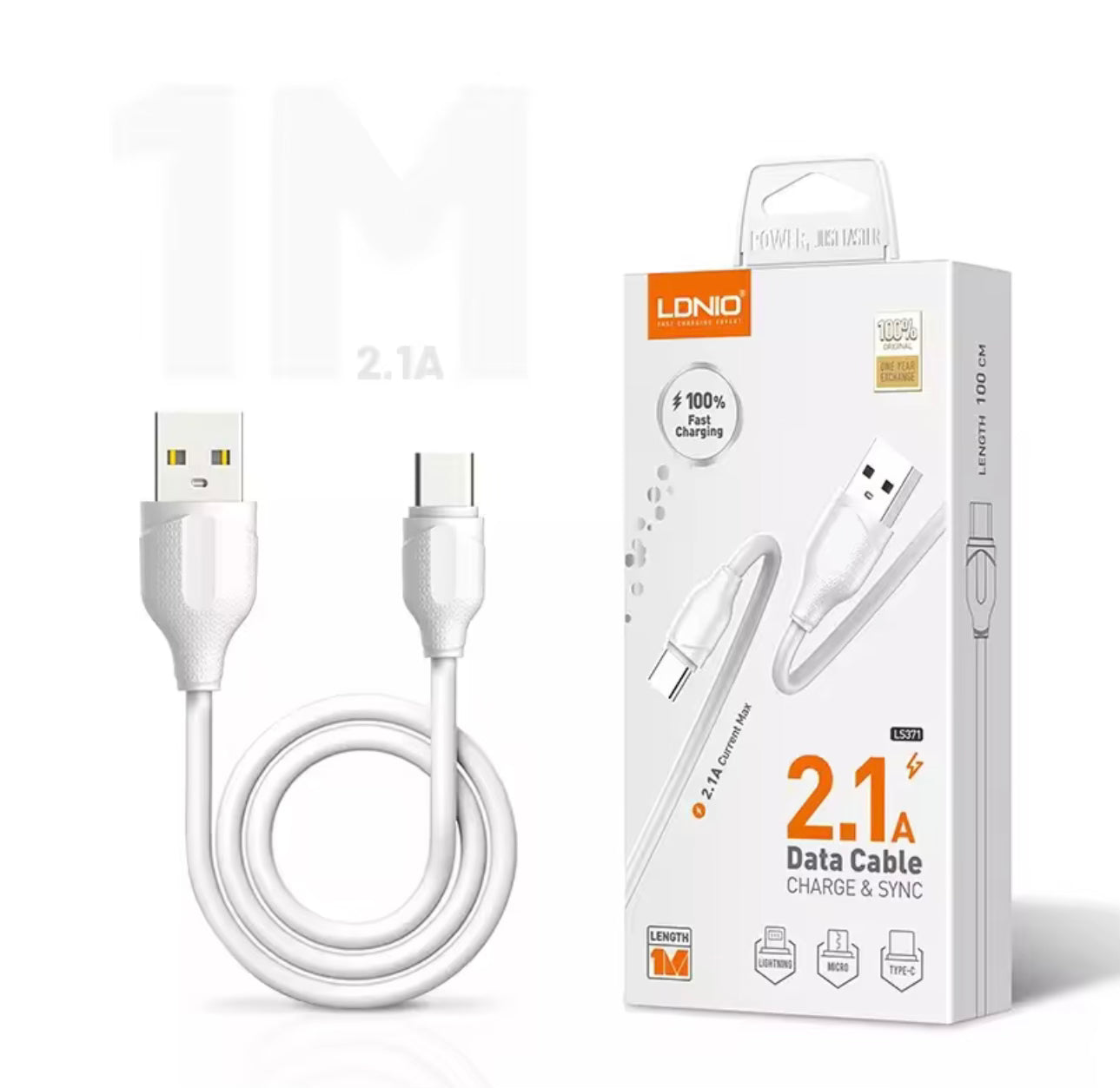 1M 60W Ladekabel (Schnellladekabel)